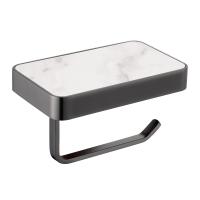 Бумагодержатель с полкой для телефона ABBER Westen AA1730NG никель