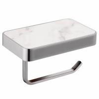 Бумагодержатель с полкой для телефона ABBER Westen AA1730SP сатин