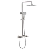 Душевая стойка ABBER Emotion AF8816SPL с изливом, сатин