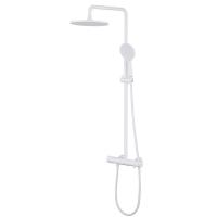 Душевая стойка ABBER Emotion AF8816WL с изливом, белый матовый