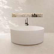 Ванна из искусственного камня ABBER Stein AS9679 белая матовая