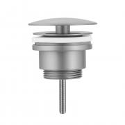 Донный клапан ABBER AF0012SP без перелива, фиксированный, сатин