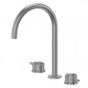 Смеситель ABBER Wasser Kreis 316 AF8108BGG-M для раковины, брашированная оружейная сталь