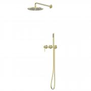 Душевая система ABBER Wasser Kreis 316 AF8118BG скрытого монтажа без излива, брашированное светлое золото