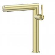 Смеситель ABBER Perfekte 316 AF8A11BG-L для раковины, брашированное светлое золото