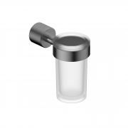 Стакан для зубных щеток с держателем ABBER Osten 316 AA1861BGG брашированная оружейная сталь