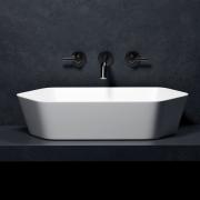 Раковина накладная ABBER Rechteck AC2223 белая