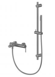 Смеситель ABBER Perfekte 316 AF8A90BGG для ванны, брашированная оружейная сталь