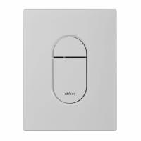 Кнопка смыва ABBER AC0124MW пневматическая, белая матовая