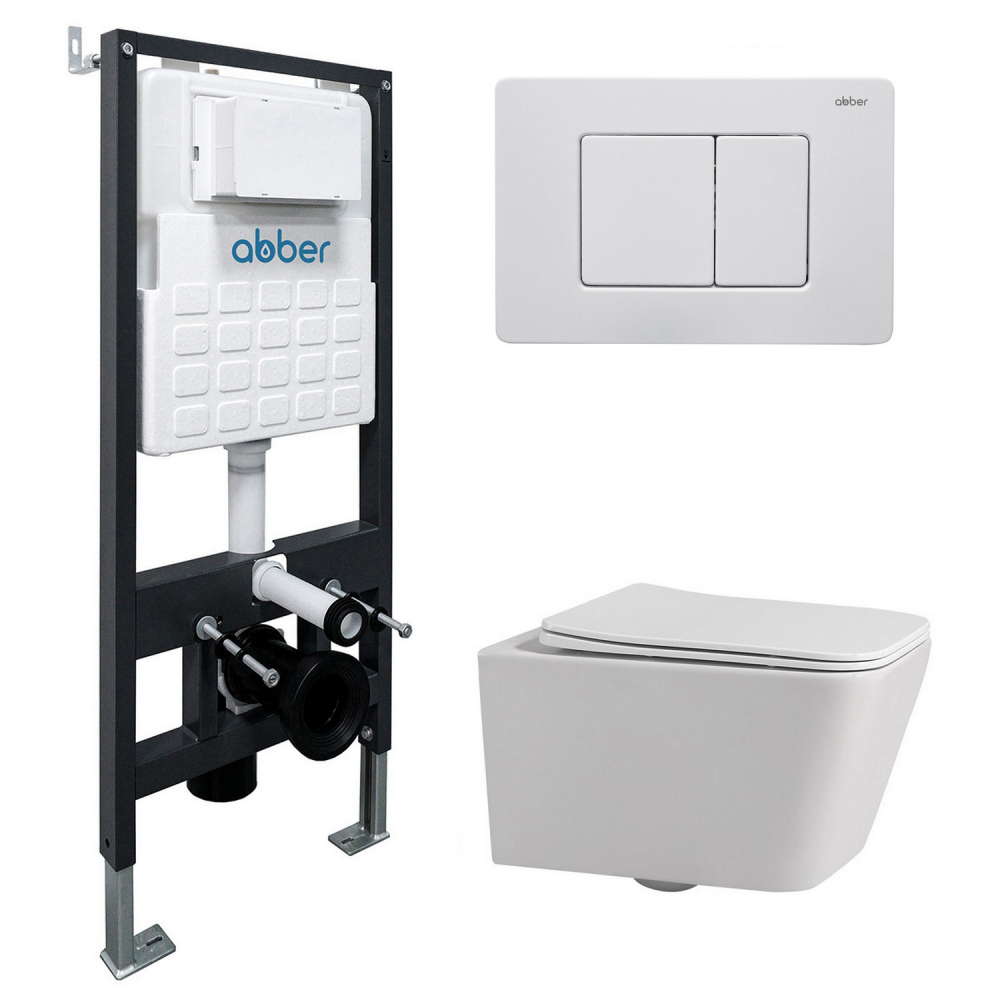 ABBER Rechteck AC1201 AC0105 AC0120MW — Concealed cisterns and flush plates AC1201-AC0105-AC0120MW — image 1
