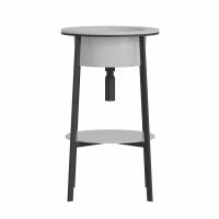 Консоль с керамической раковиной ABBER Bequem AC2130 белый