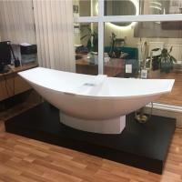 Подиум ABBER для ванны и смесителя черный 200х100х15