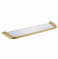 Полка стеклянная ABBER Nord AA1555G золото матовое