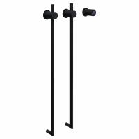 Полотенцесушитель электрический ABBER Charme AH4002МB черный матовый