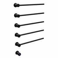 Полотенцесушитель электрический ABBER Charme AH4005МB черный матовый