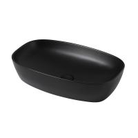 Раковина накладная ABBER Rechteck УAC2206MB-02 черная матовая