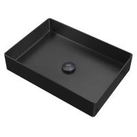 Раковина накладная ABBER Wasser Kreis AF2400MB черная матовая
