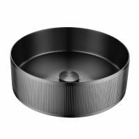 Раковина накладная ABBER Wasser Kreis AF2411GM оружейная сталь