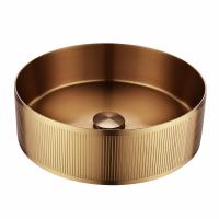 Раковина накладная ABBER Wasser Kreis AF2411MRG розовое золото матовое