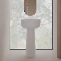 Раковина отдельностоящая ABBER Stein AS2553 белая матовая