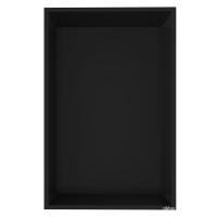 Скрытая настенная ниша из нержавеющей стали ABBER Nischen AN3001МB черная матовая