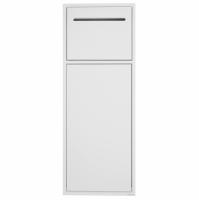 Скрытая настенная ниша из нержавеющей стали ABBER Nischen AN3008MW, белая матовая