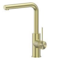 Смеситель ABBER Emotion 316 AF8814BG для кухни с выдвижной лейкой, с фильтром, брашированное светлое золото