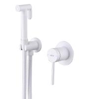 Смеситель ABBER Emotion AF8825W с гигиеническим душем, белый матовый