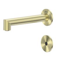 Смеситель ABBER Perfekte 316 AF8A72BG сенсорный для раковины скрытого монтажа, брашированное светлое золото