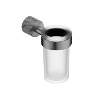 Стакан для зубных щеток с держателем ABBER Pol 316 AA1961BGG брашированная оружейная сталь