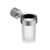 Стакан для зубных щеток с держателем ABBER Pol 316 AA1961BST брашированная сталь