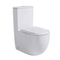 Унитаз ABBER Bequem AC1133T моноблок белый, безободковый, смыв торнадо