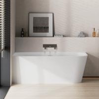 Ванна из искусственного камня ABBER Stein AS9680 L белая матовая