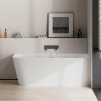 Ванна из искусственного камня ABBER Stein AS9680 R белая матовая