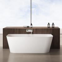 Ванна из искусственного камня ABBER Stein AS9682 белая матовая